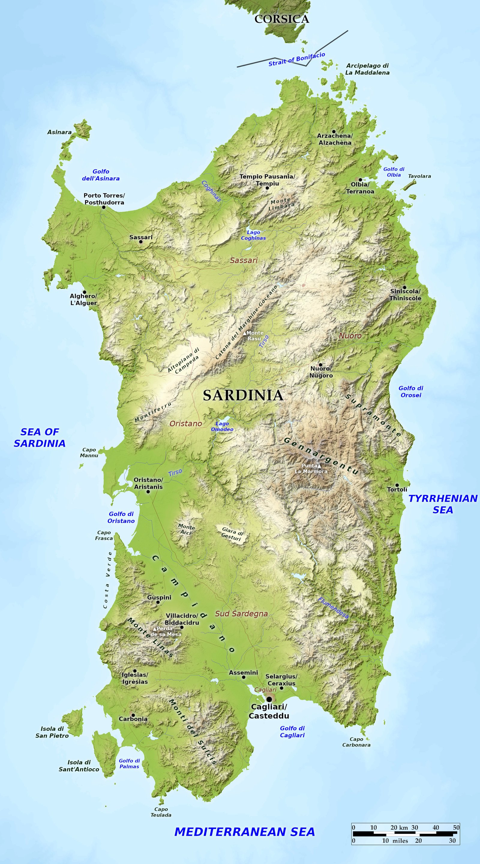 Mappa Venti Sardegna Sardegna Clima Mappe Vento QBUH